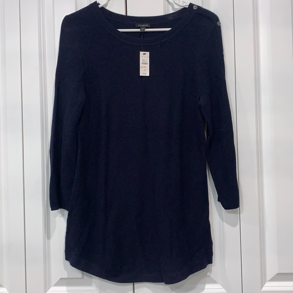 Navy sweater